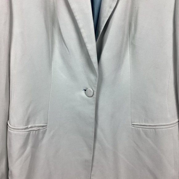 Vintage Giorgio Armani Green Silk Blazer 8 - Picture 3 of 15